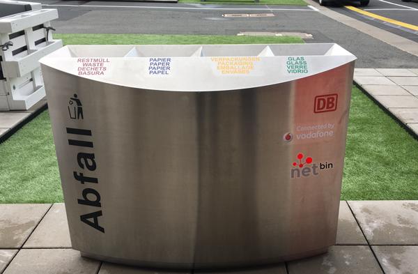 NB-IoT bin sensors